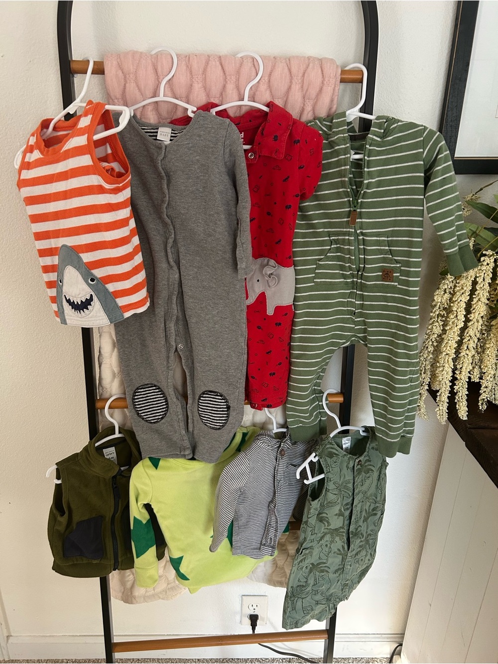 Carters, child of mine, Nordstrom and cat and jack assortment. Sizes from 6m-24m